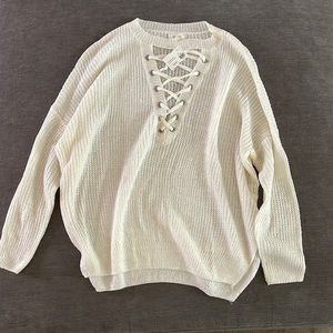 Debut white/cream sweater NWT!
